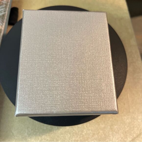 Made in Brazil Amethyst point Moon Dangle Earrings in Silvertone - Picture 10 of 10